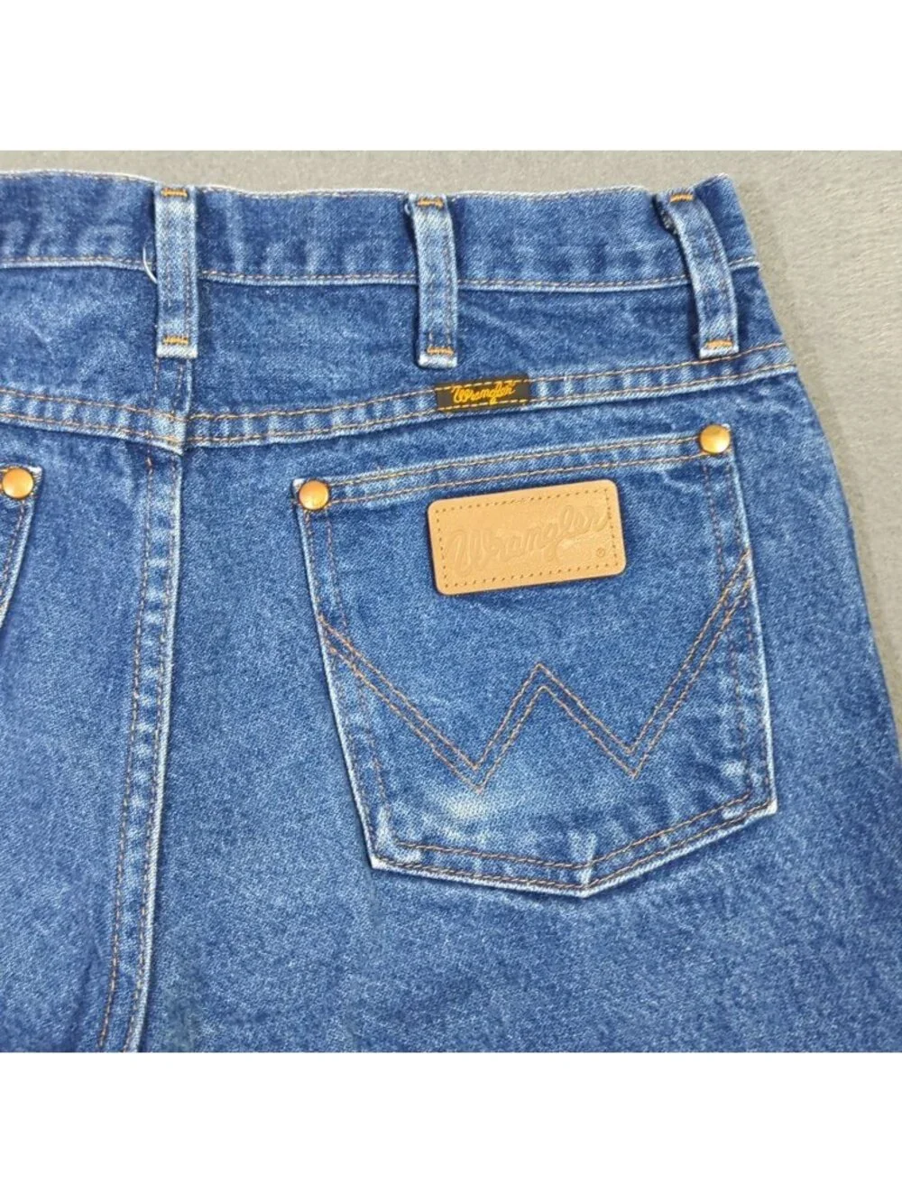 Wrangler Jeans Men's 32x32 Fits 30x30 Blue 936DEN Cowboy Cut Slim Fit Western